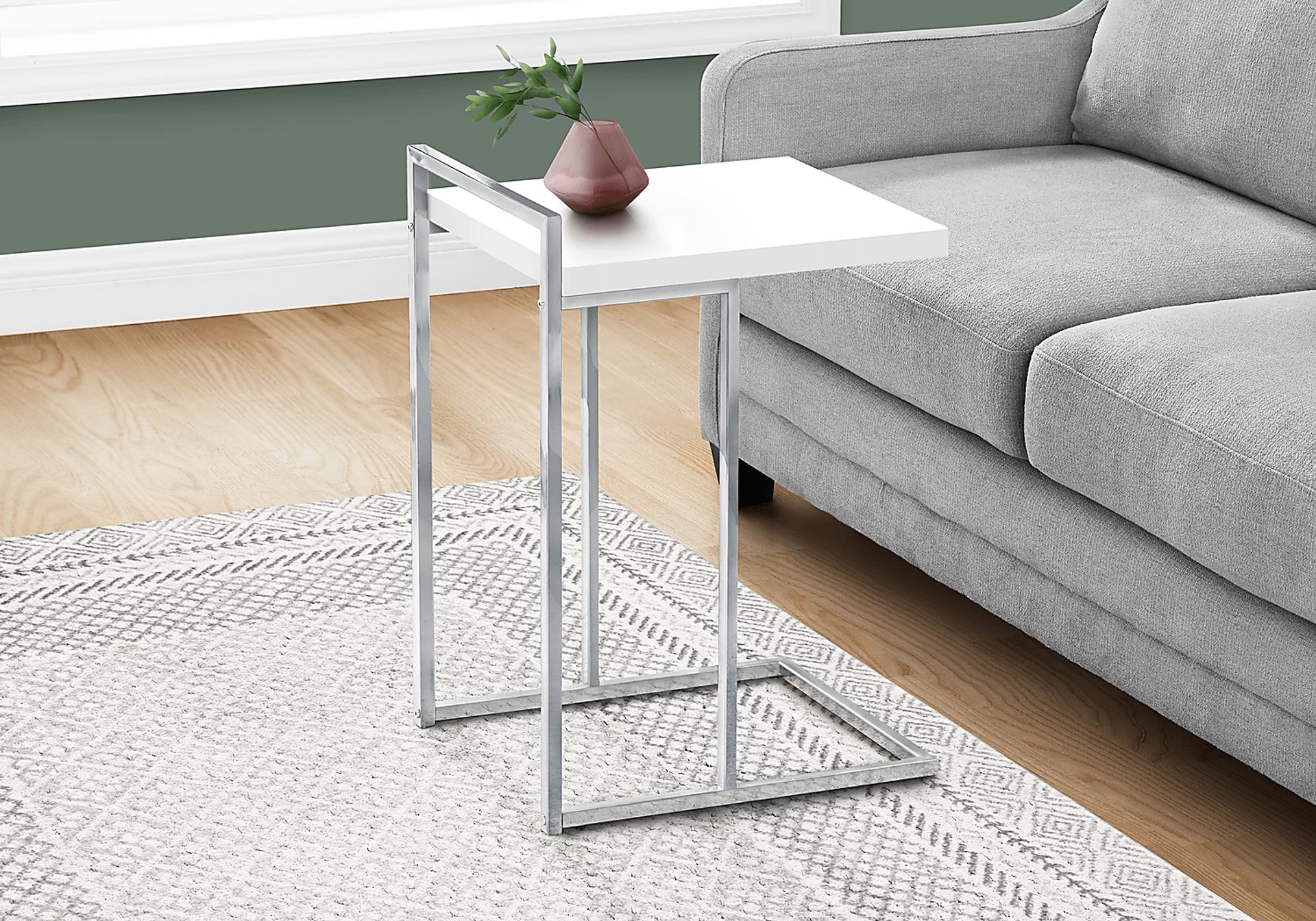 Brenteresa Grove White Accent Table - Image 3