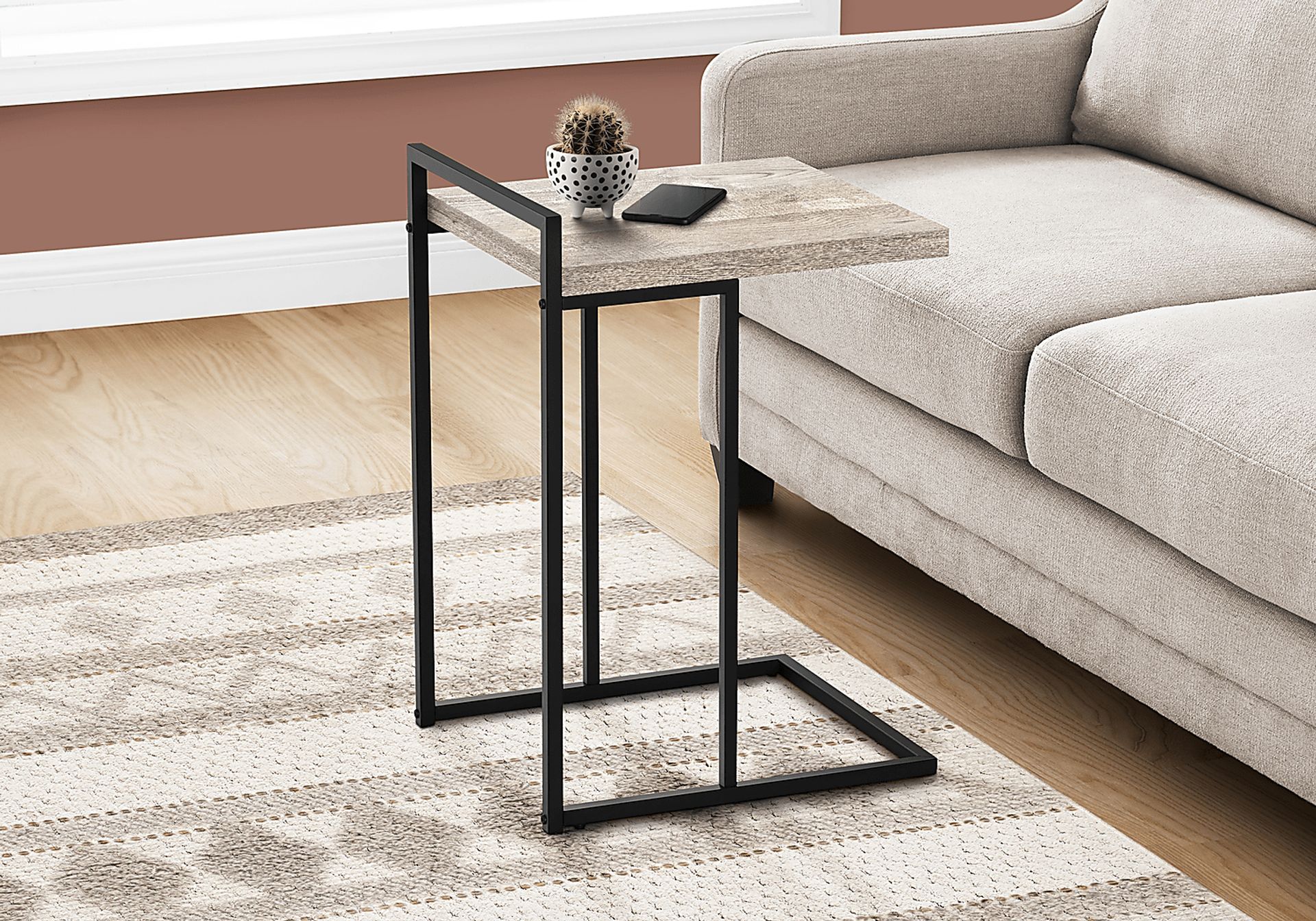 Brenteresa Lane Taupe Accent Table - Image 3