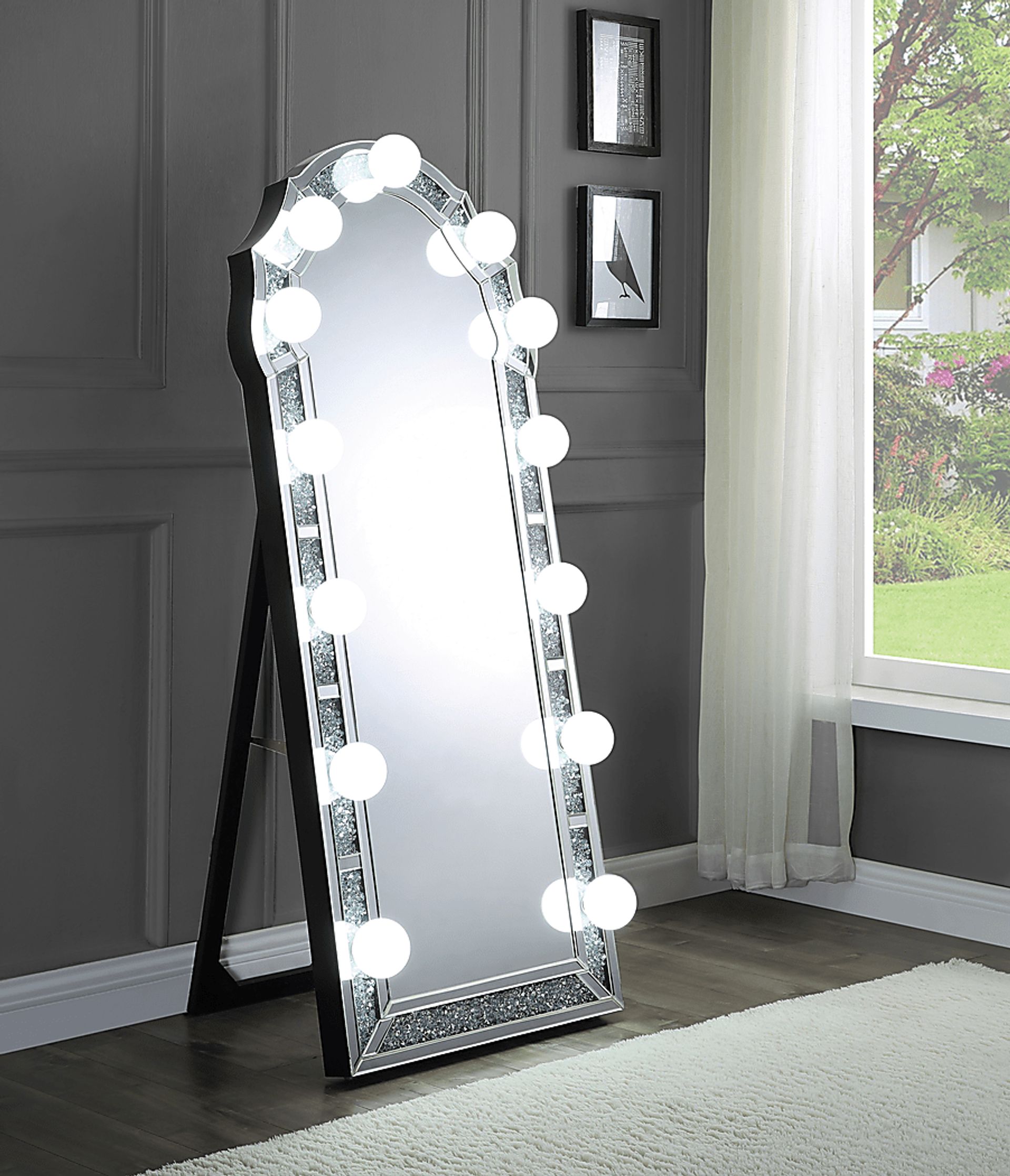 Brentler Silver Floor Mirror - Image 2