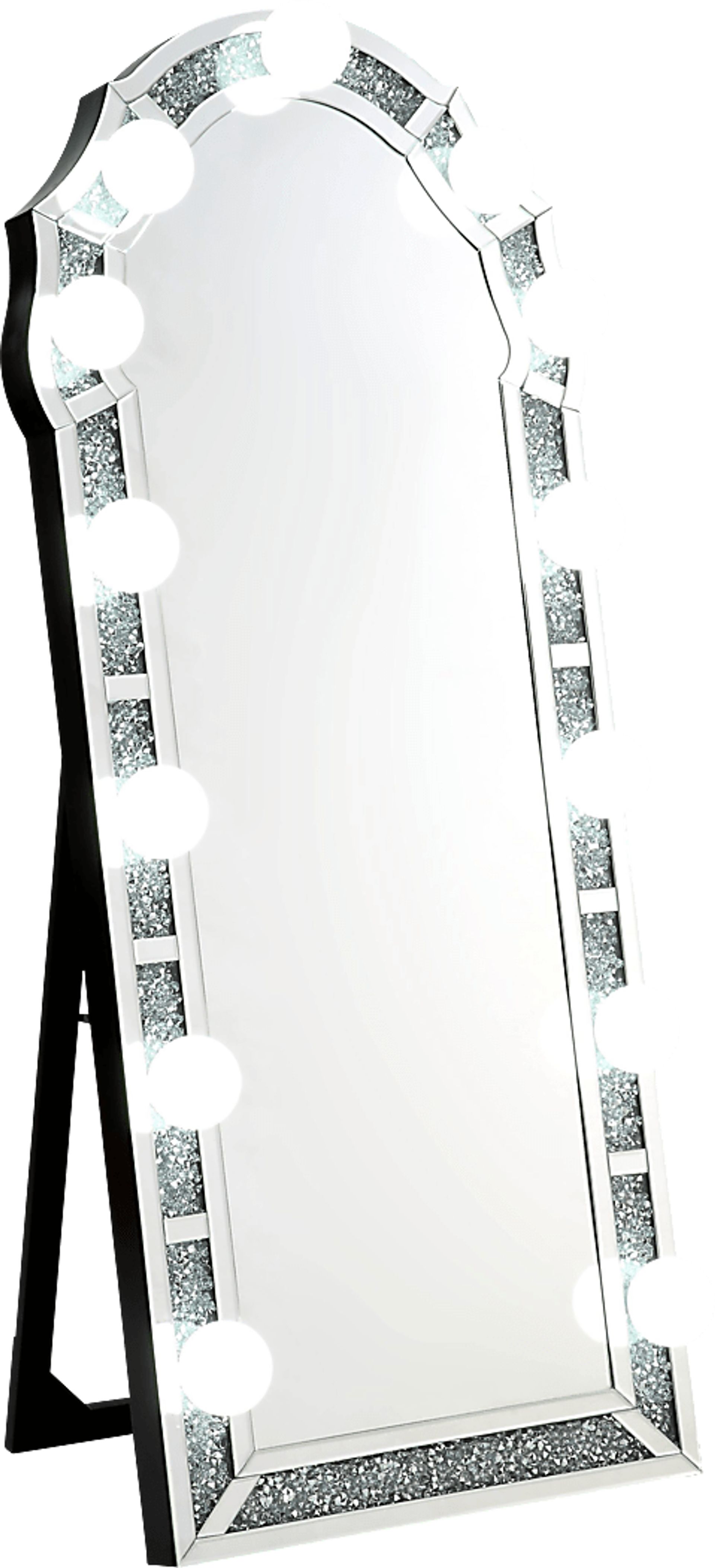 Brentler Silver Floor Mirror - Image 1