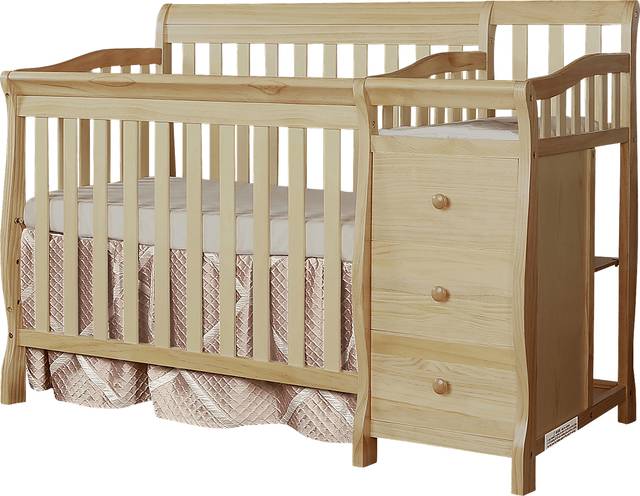 Brentley Natural Mini Convertible Crib and Changer - Thumbnail - Image 1