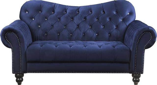 Brentnal Navy Loveseat - Thumbnail - Image 2