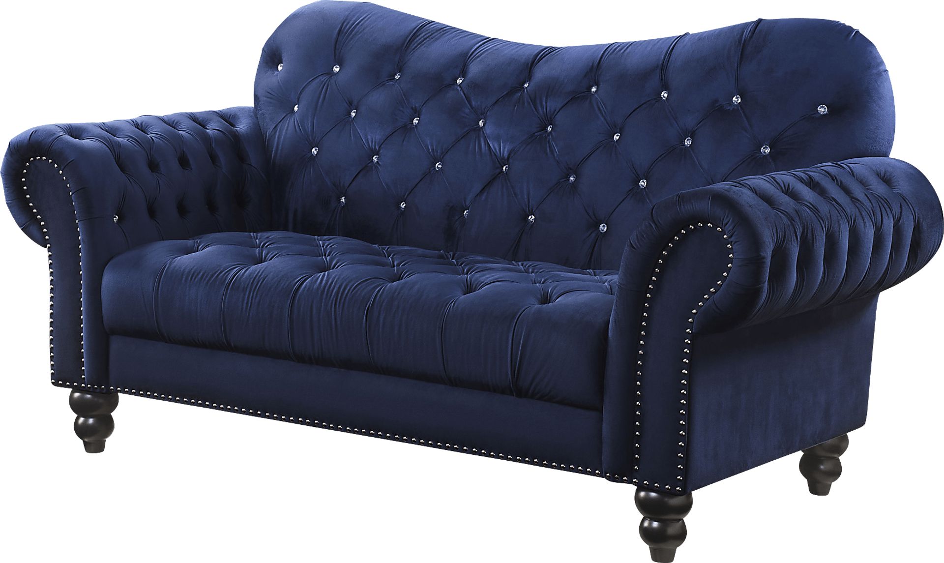 Brentnal Navy Loveseat - Image 1