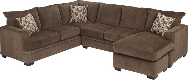Brenton Court 2 Pc Cocoa Sectional - Thumbnail - Image 1