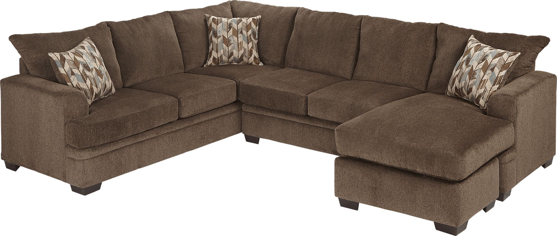 Brenton Court 2 Pc Cocoa Sectional - Image 1