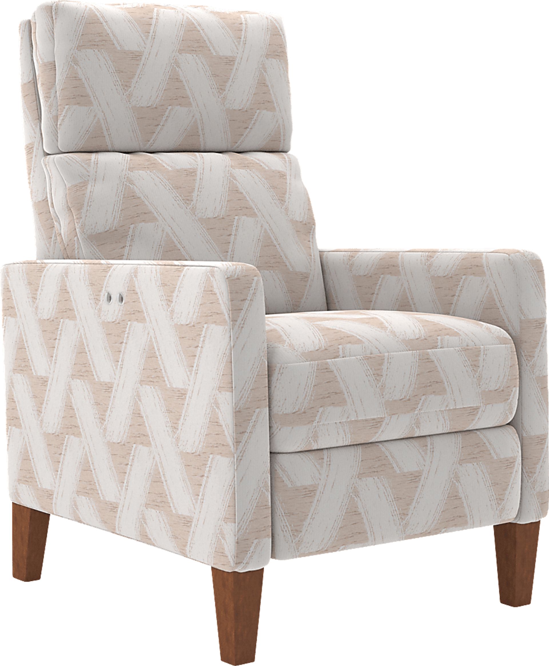 Brentway Beige Power Recliner - Image 1
