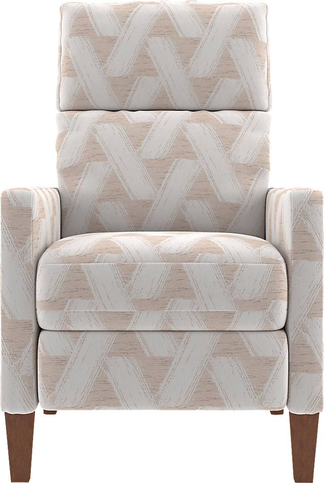 Brentway Beige Push Back Recliner - Thumbnail - Image 3