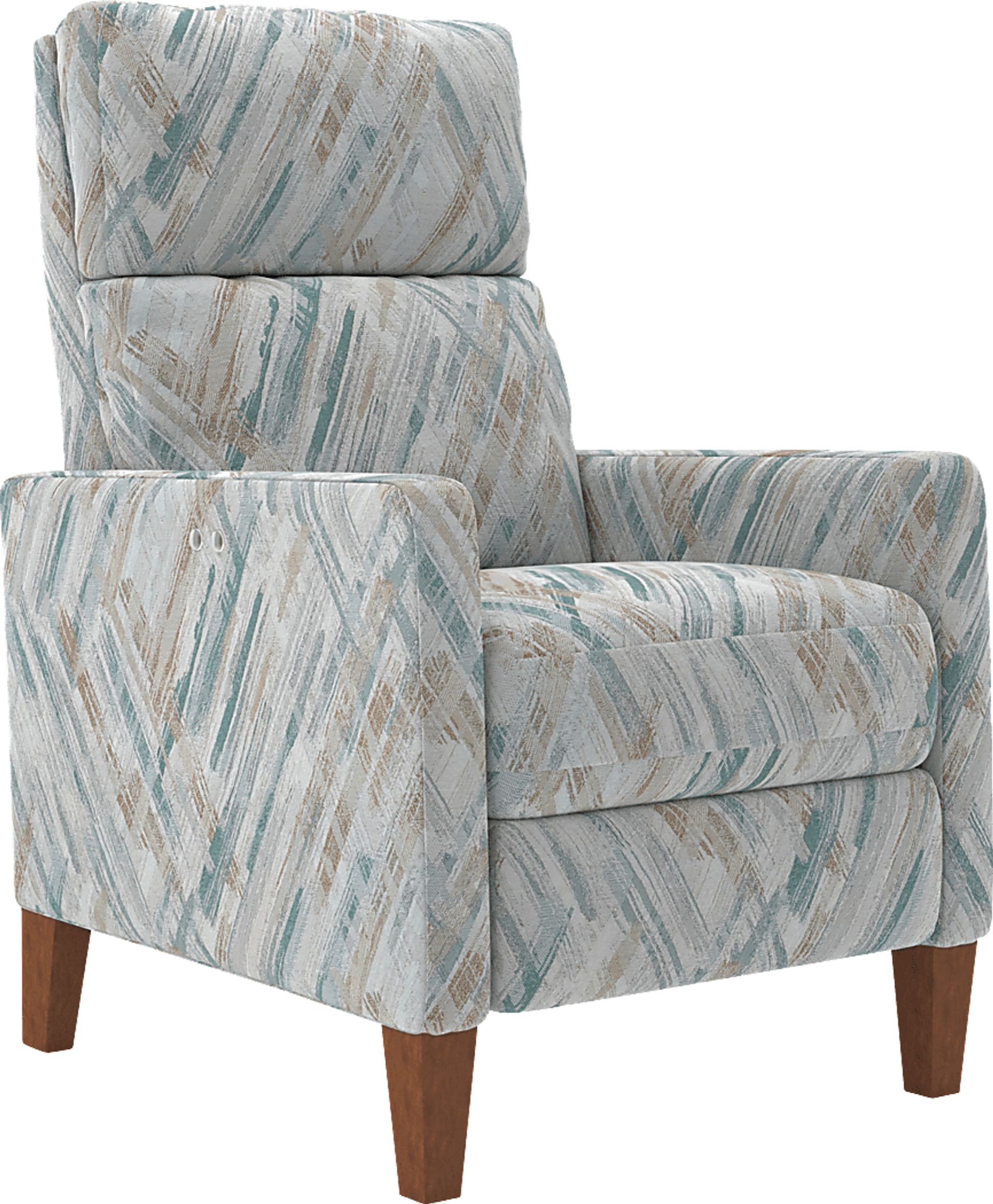 Brentway Blue Power Recliner - Image 1
