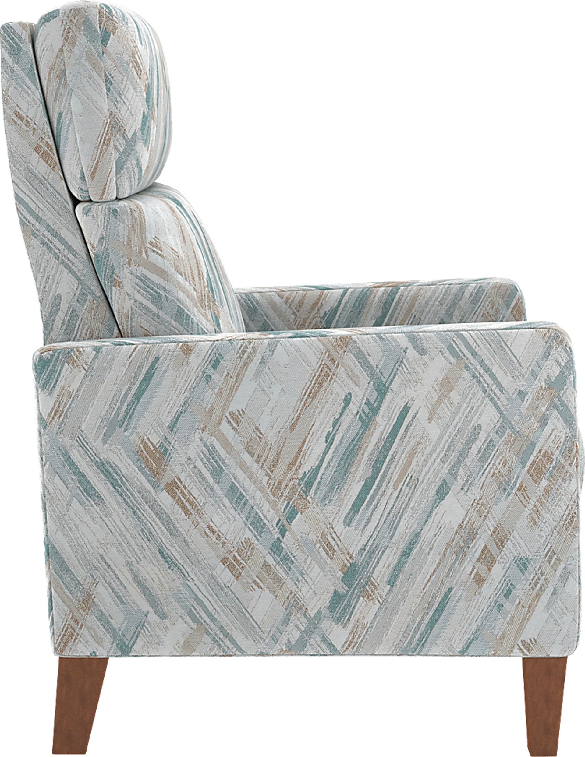 Brentway Blue Push Back Recliner - Image 2
