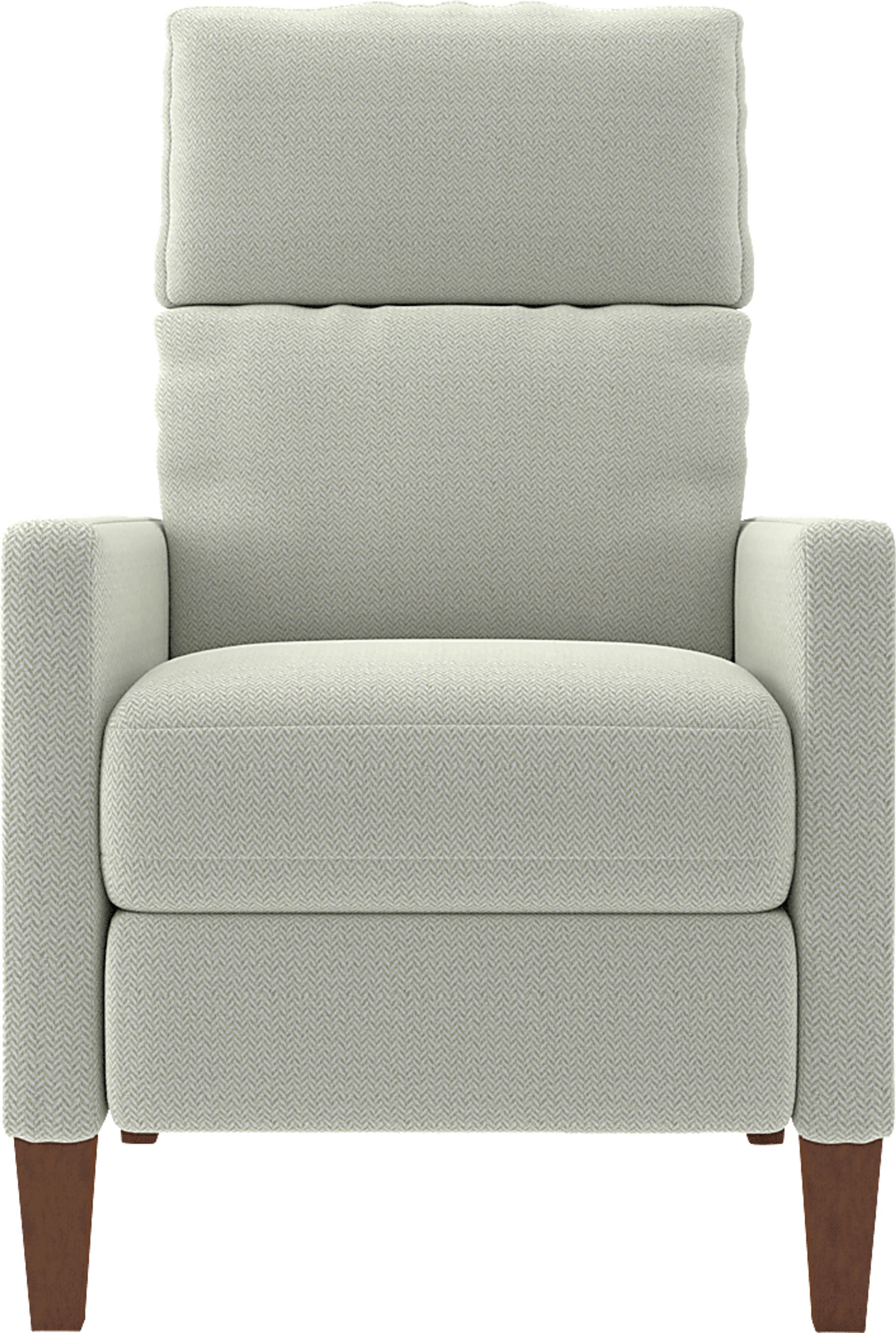 Brentway Cream Push Back Recliner - Image 3