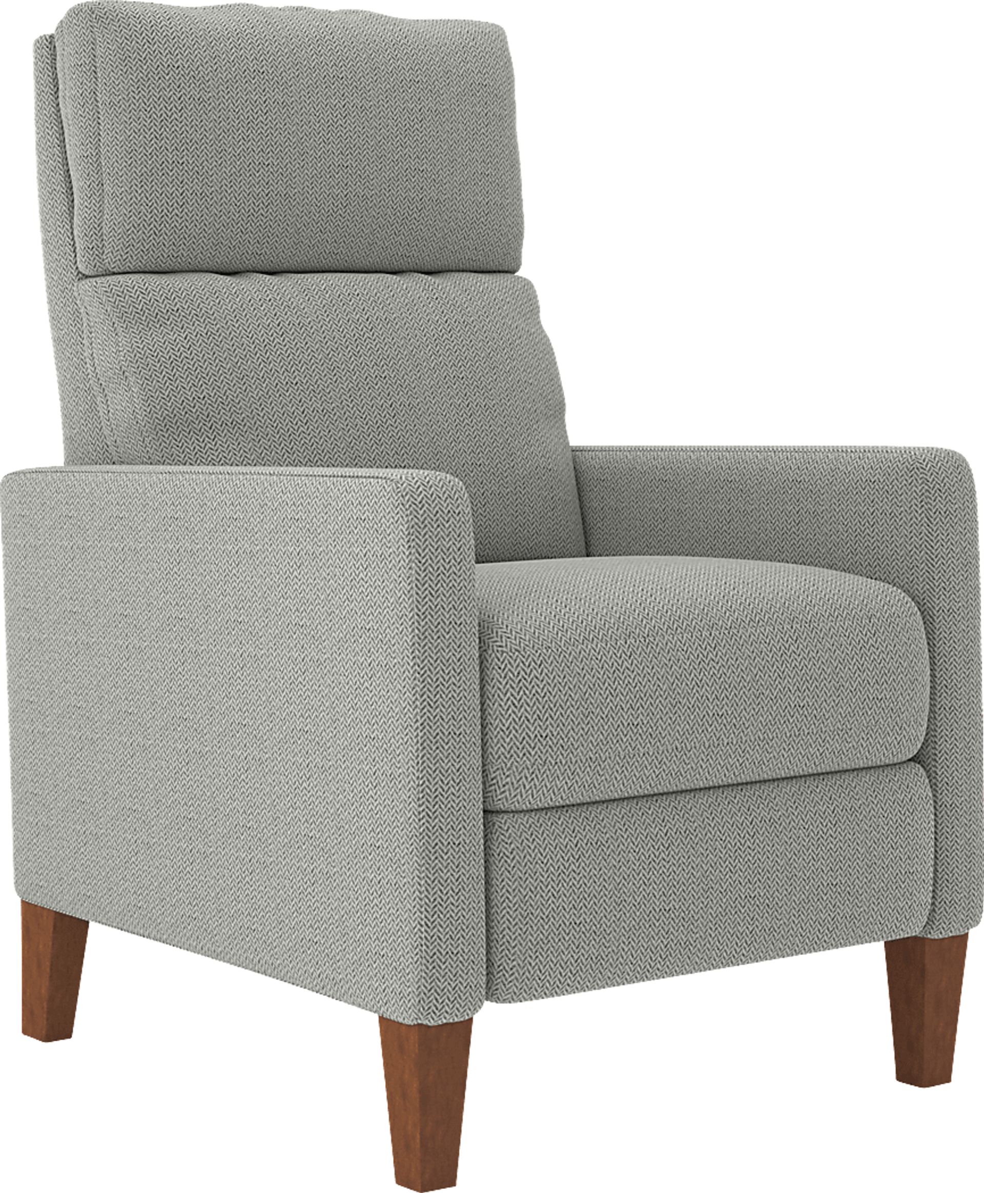 Brentway Gray Push Back Recliner - Image 1