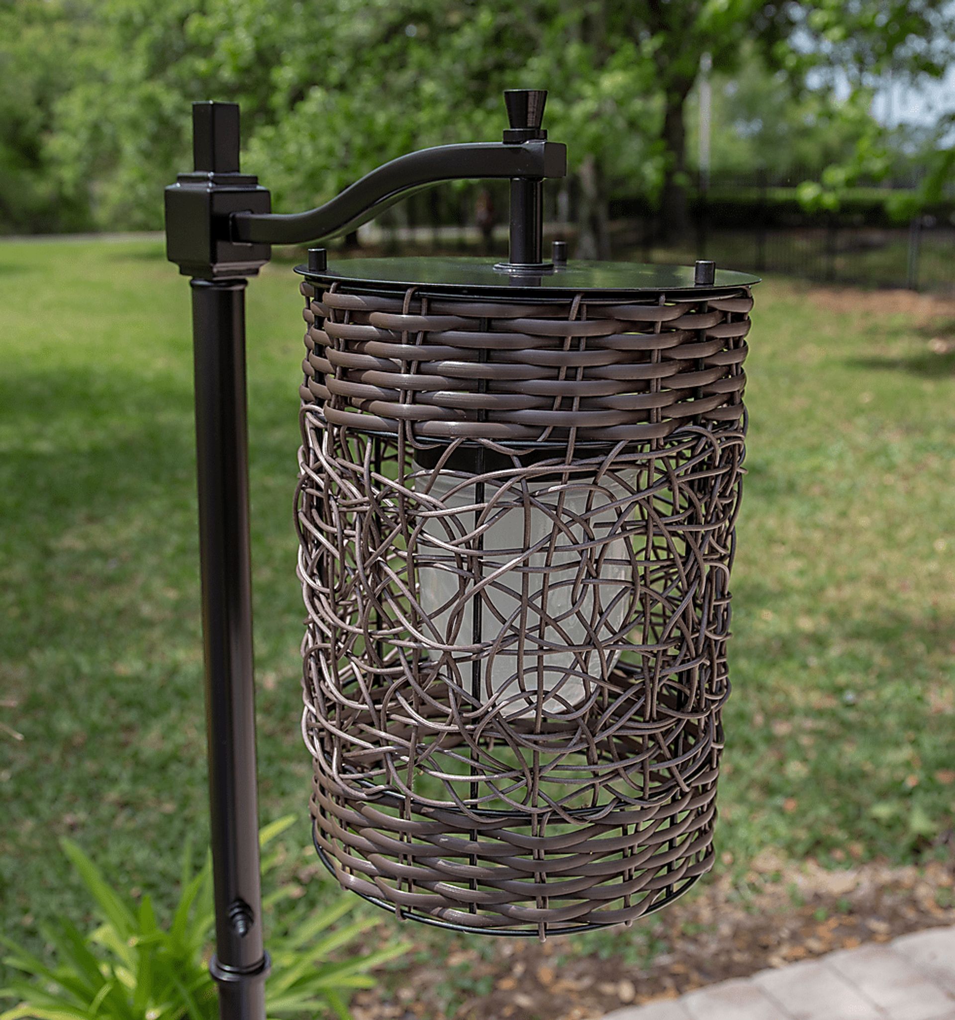 Brenty Brown Outdoor Floor Lamp - Image 7