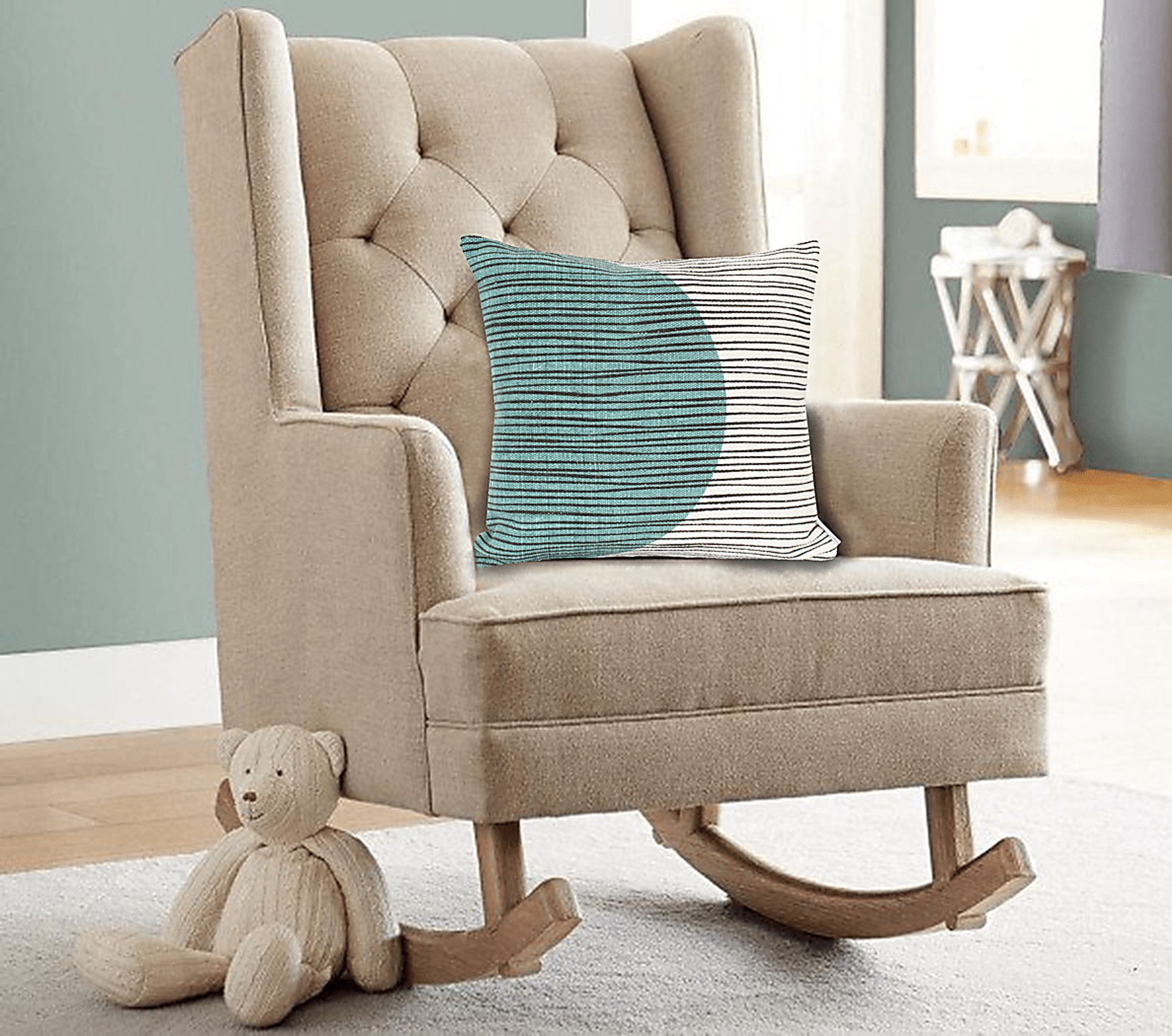 Breona Teal Accent Pillow - Image 6