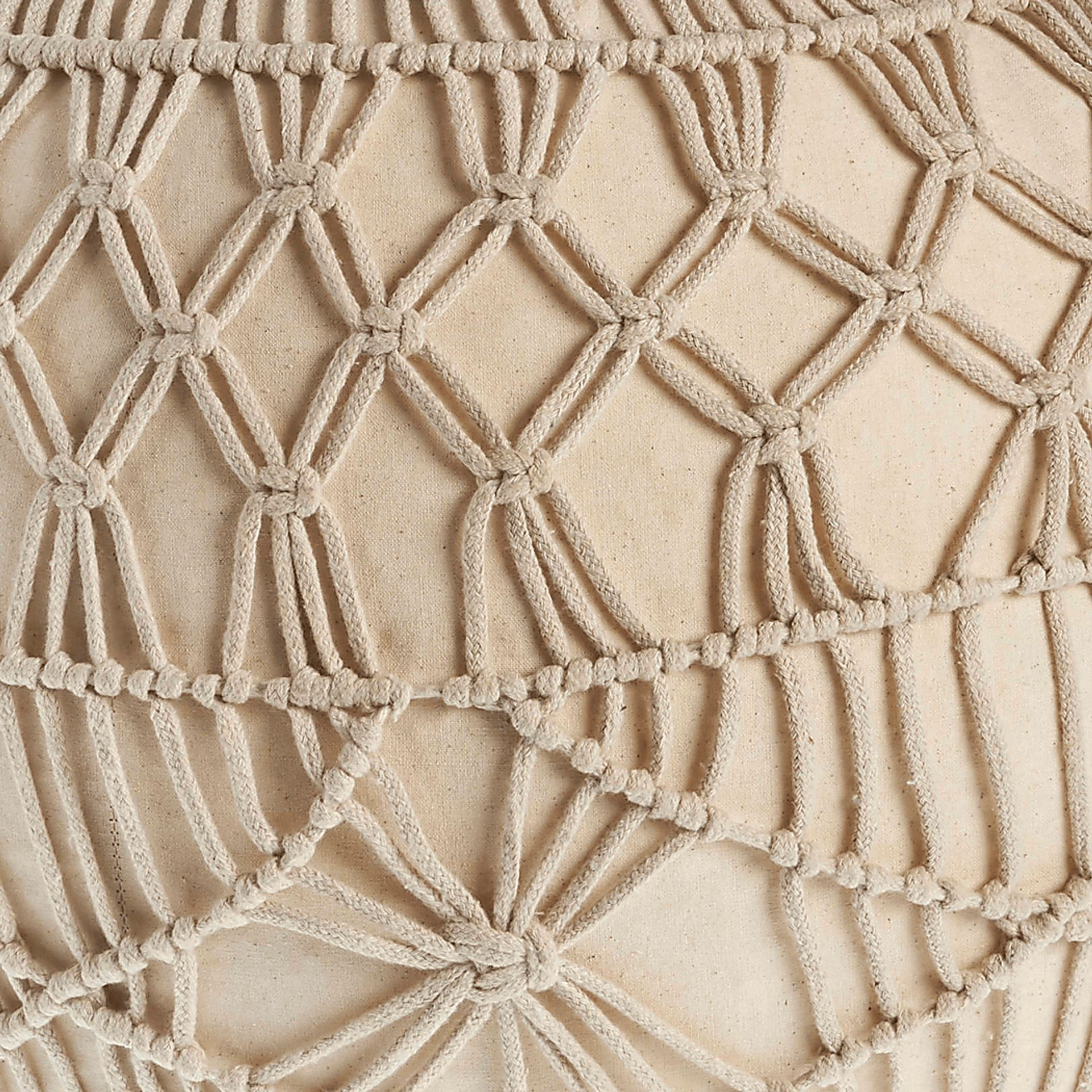Bresian Beige/Natural Pouf - Image 4