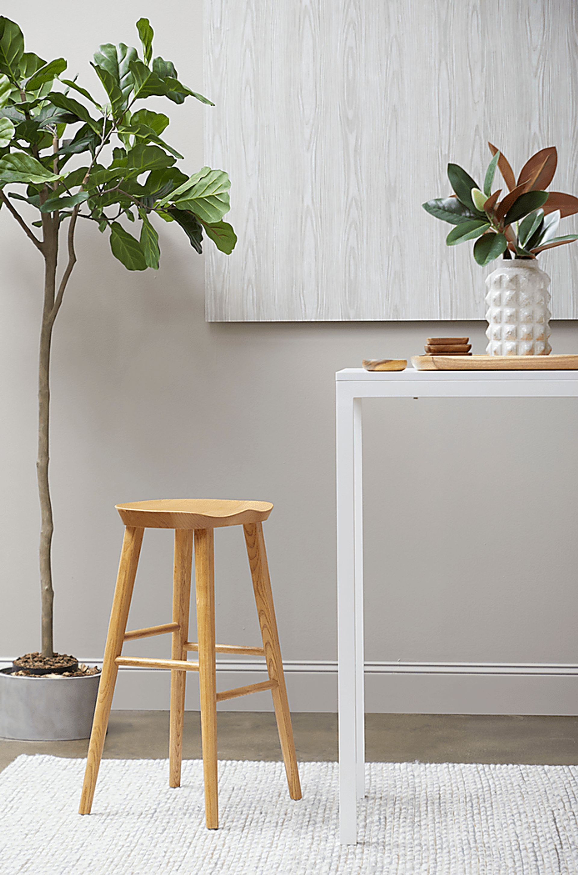 Bresland Natural Barstool - Image 2