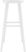 Bresland White Barstool