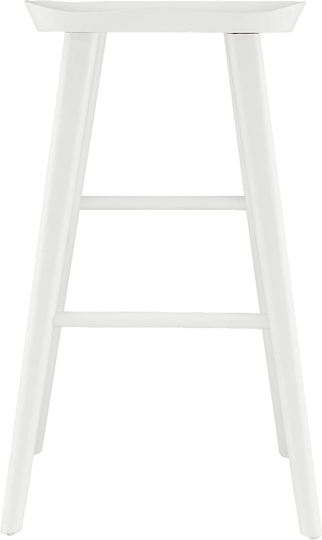 Bresland White Barstool