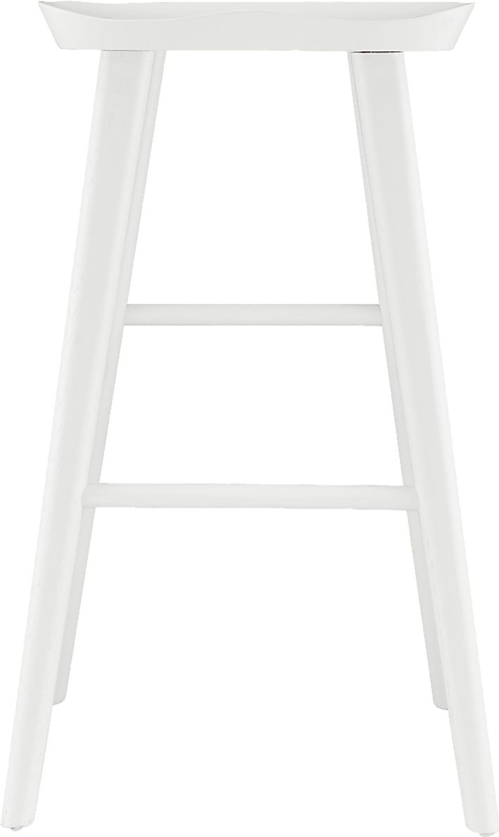Bresland White Barstool