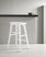 Bresland White Counter Stool