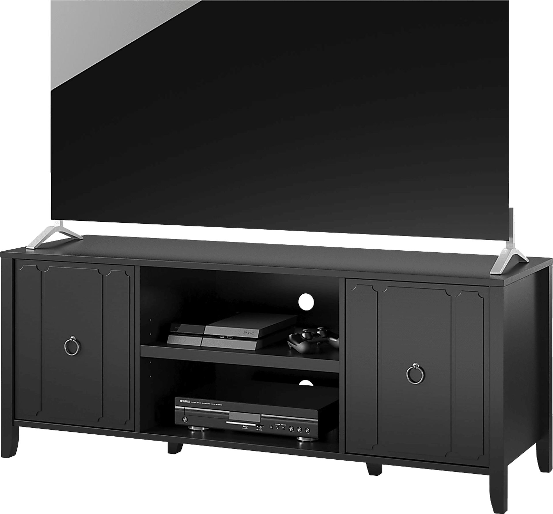 Breslaw Black 59 in. Console - Image 6