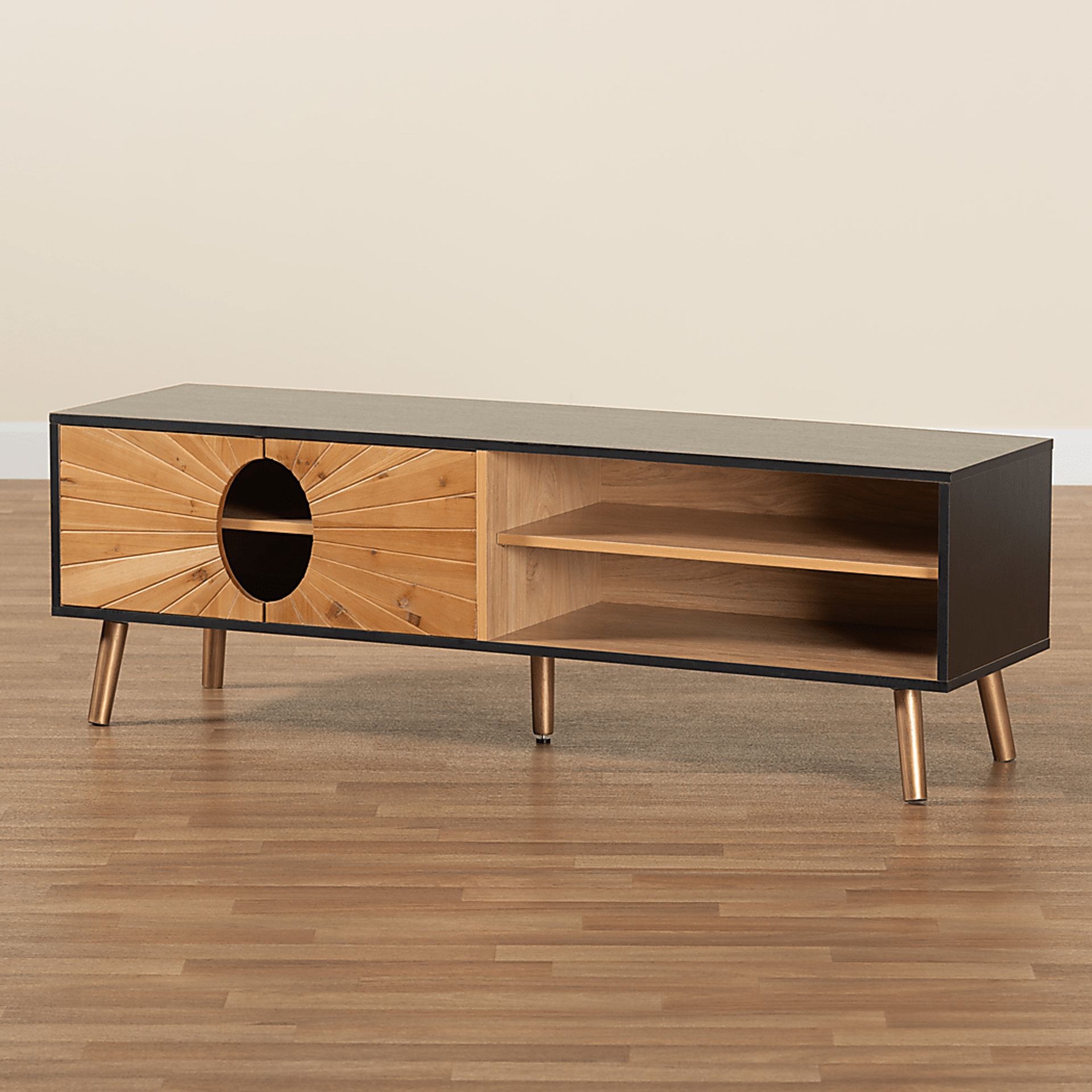 Bretcoe Brown 55.5in. Console - Image 2