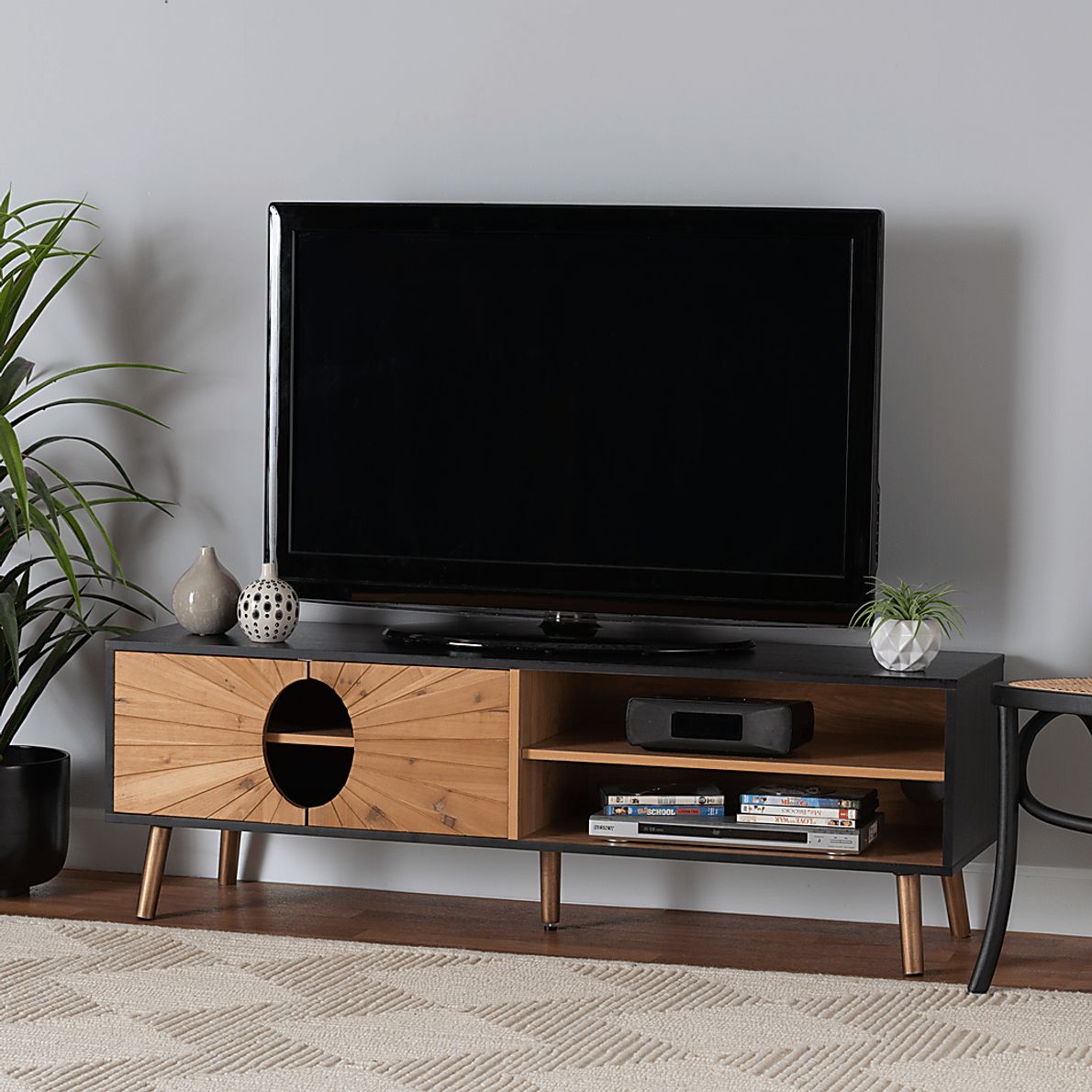 Bretcoe Brown 55.5in. Console