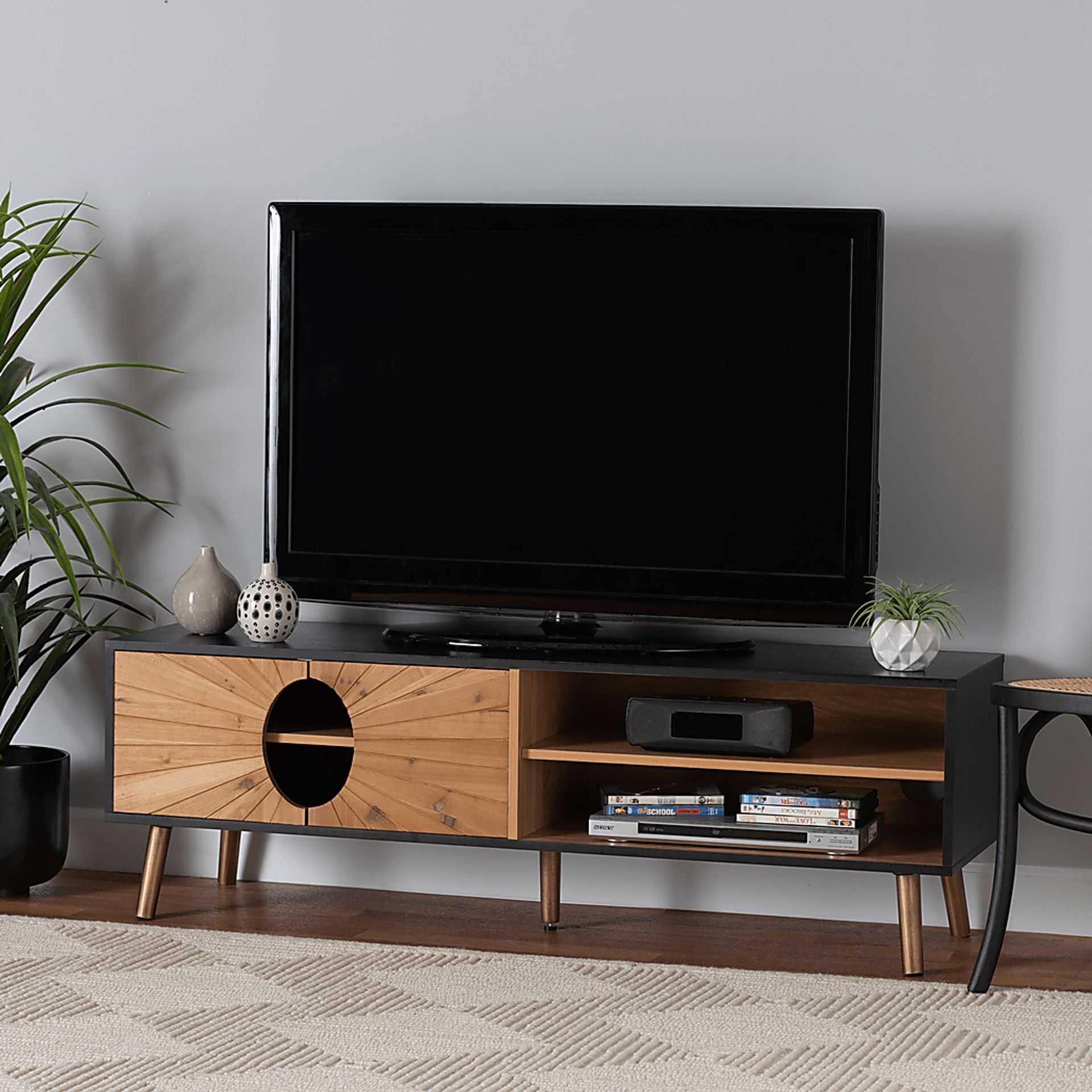 Bretcoe Brown 55.5in. Console - Image 3