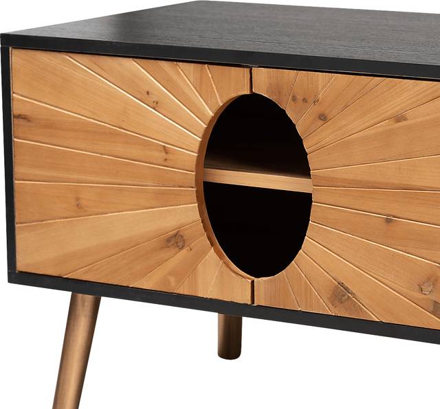 Bretcoe Brown 55.5in. Console - Thumbnail - Image 7