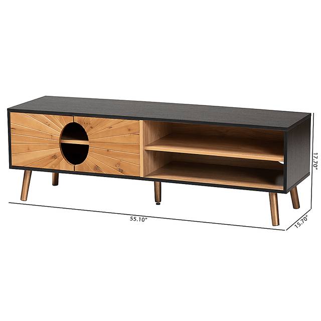 Bretcoe Brown 55.5in. Console - Thumbnail - Image 10