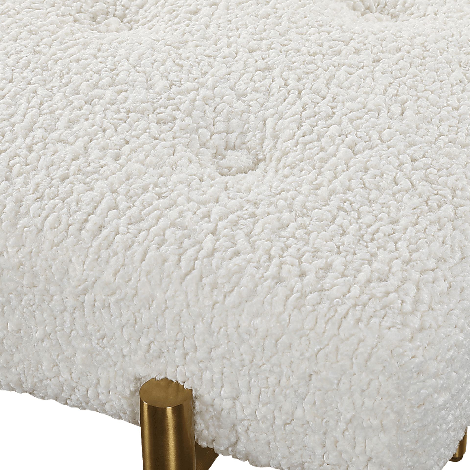Bretdale White Accent Bench - Image 3