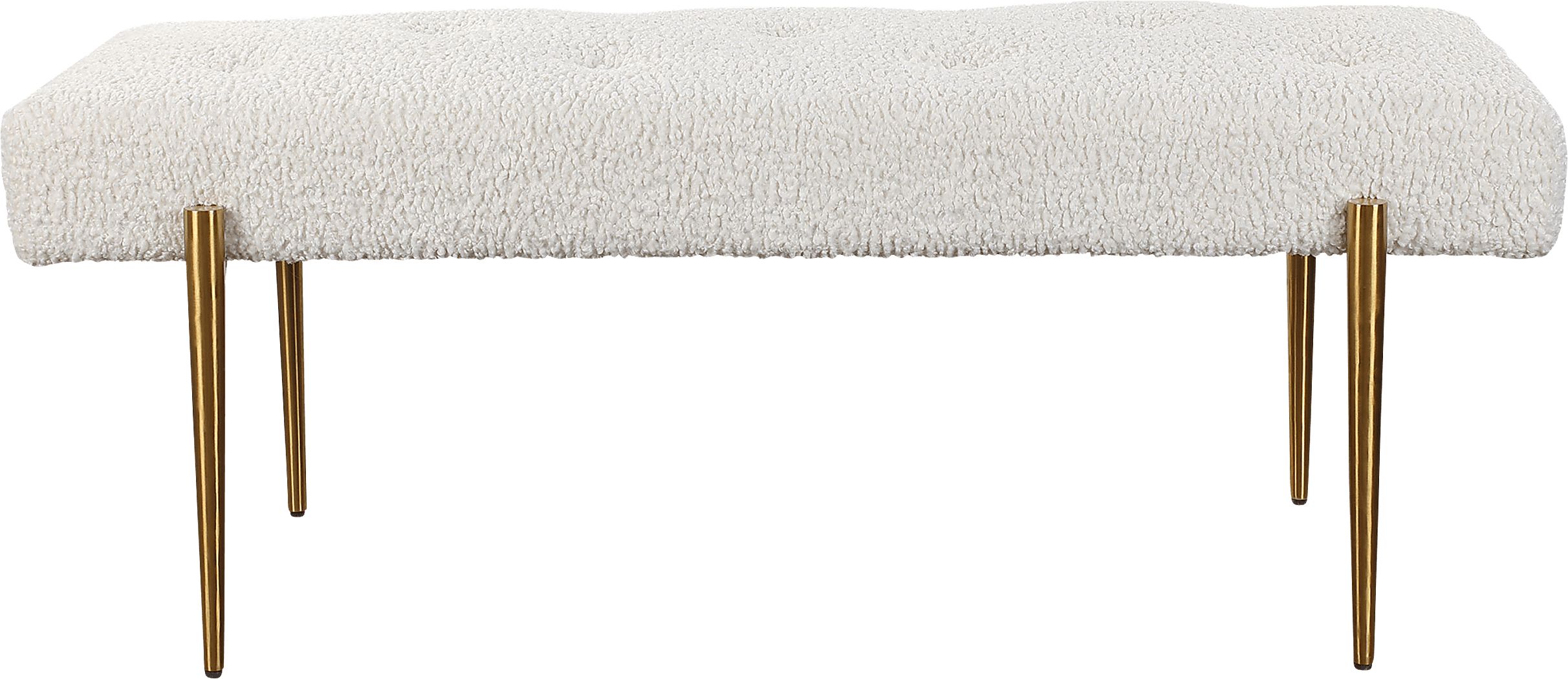 Bretdale White Accent Bench
