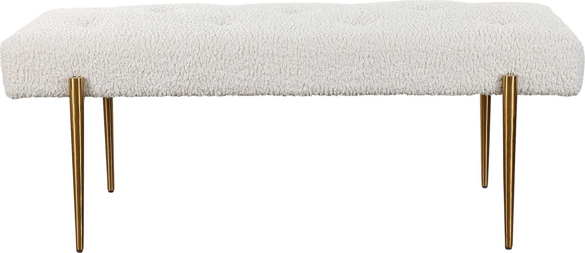 Bretdale White Accent Bench - Image 1