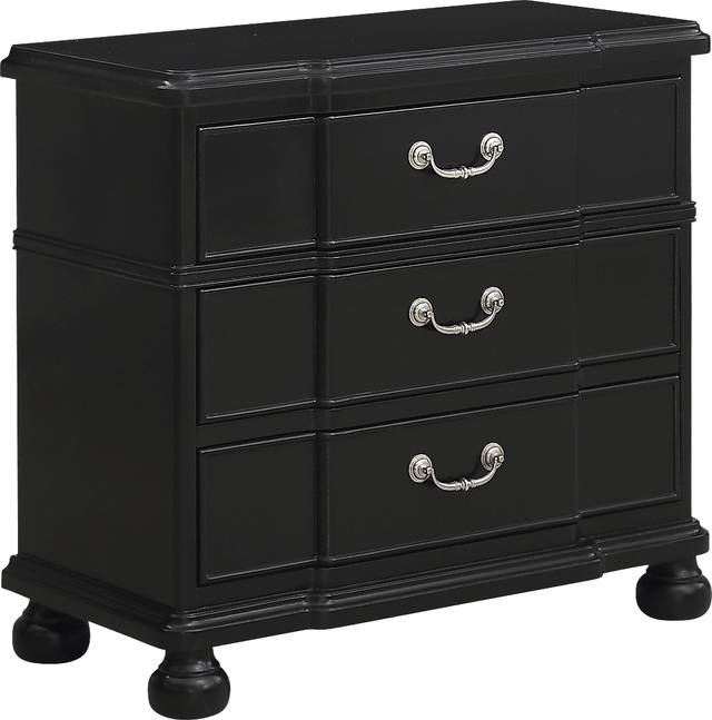 Breton Black Accent Cabinet - Thumbnail - Image 1