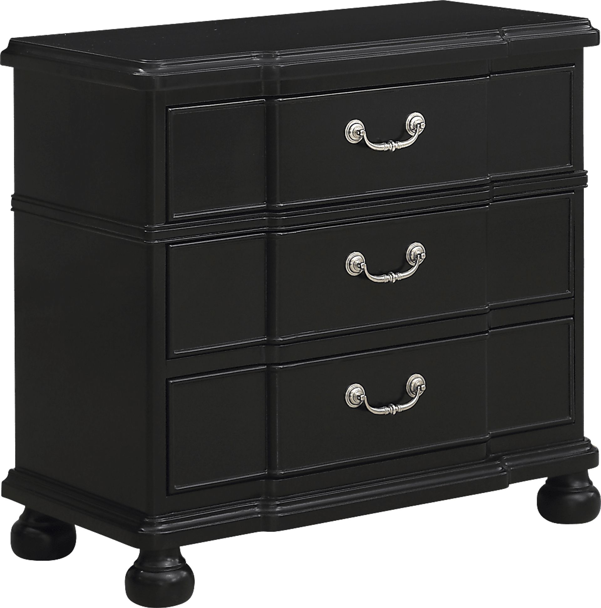 Breton Black Accent Cabinet - Image 1