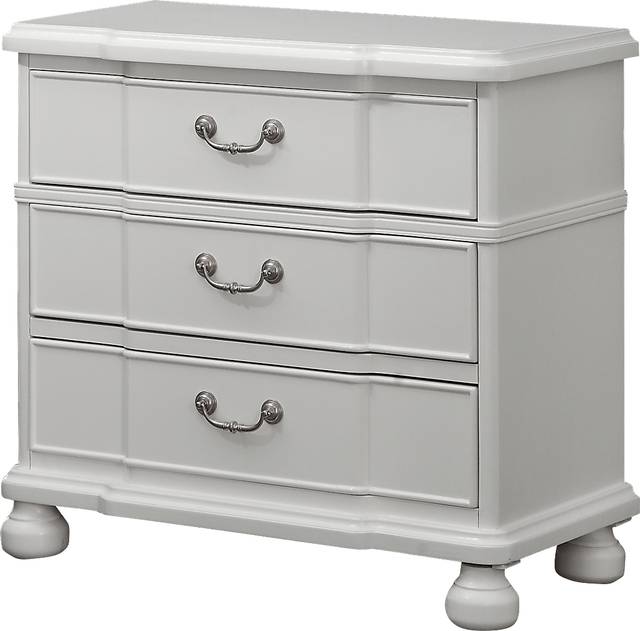 Breton White Accent Cabinet - Thumbnail - Image 1