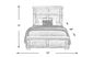 Bretten Crossing Gray 3 Pc King Bench Bed