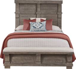 3 pc king bench bed