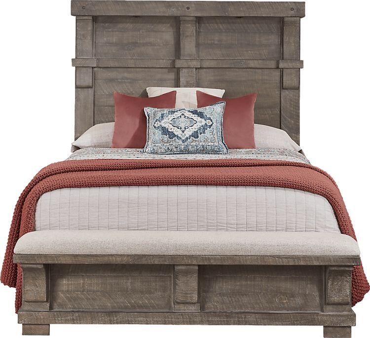 3 pc king bench bed