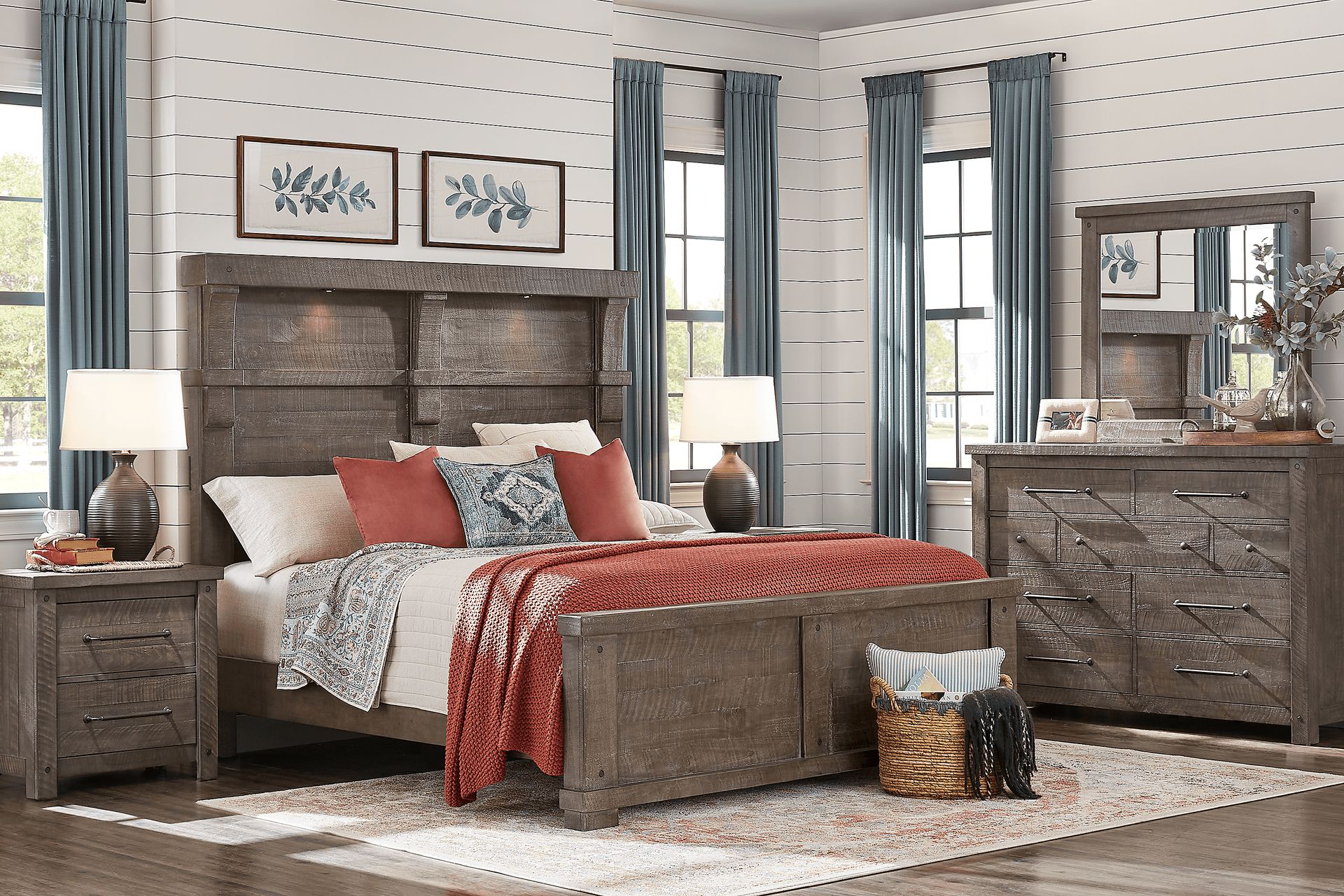 Bretten Crossing Gray 8 Pc King Bedroom - Image 1