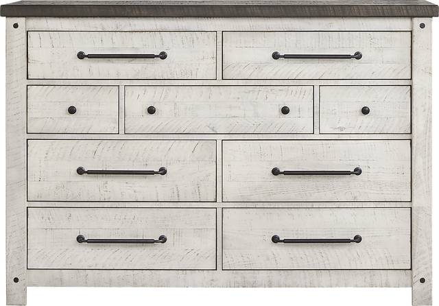 Bretten Crossing White 7 Pc Queen Bedroom - Thumbnail - Image 6
