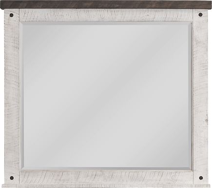 Bretten Crossing White Mirror