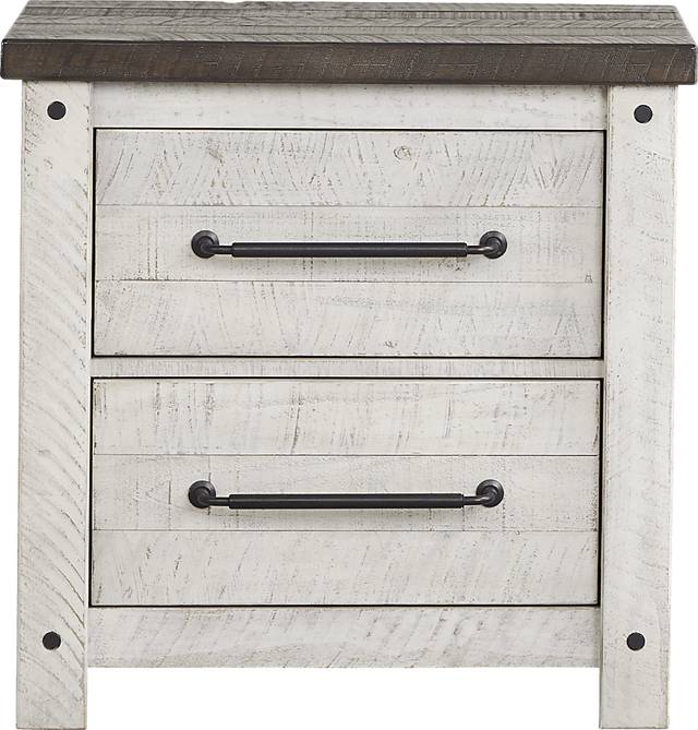 Bretten Crossing White Nightstand - Thumbnail - Image 1