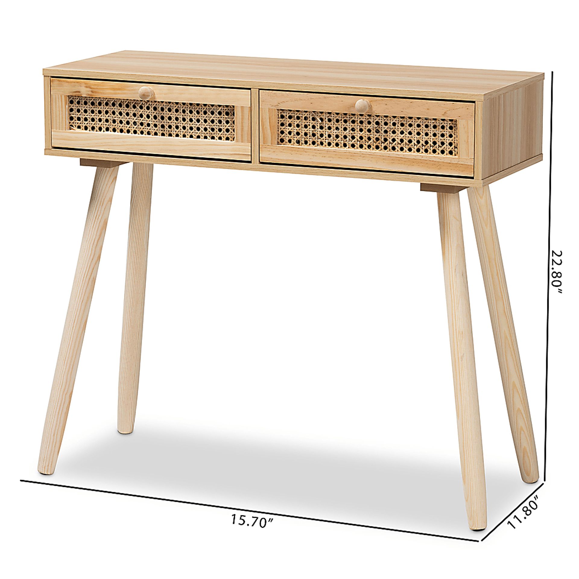 Bretton Bay Natural Console Table - Image 10