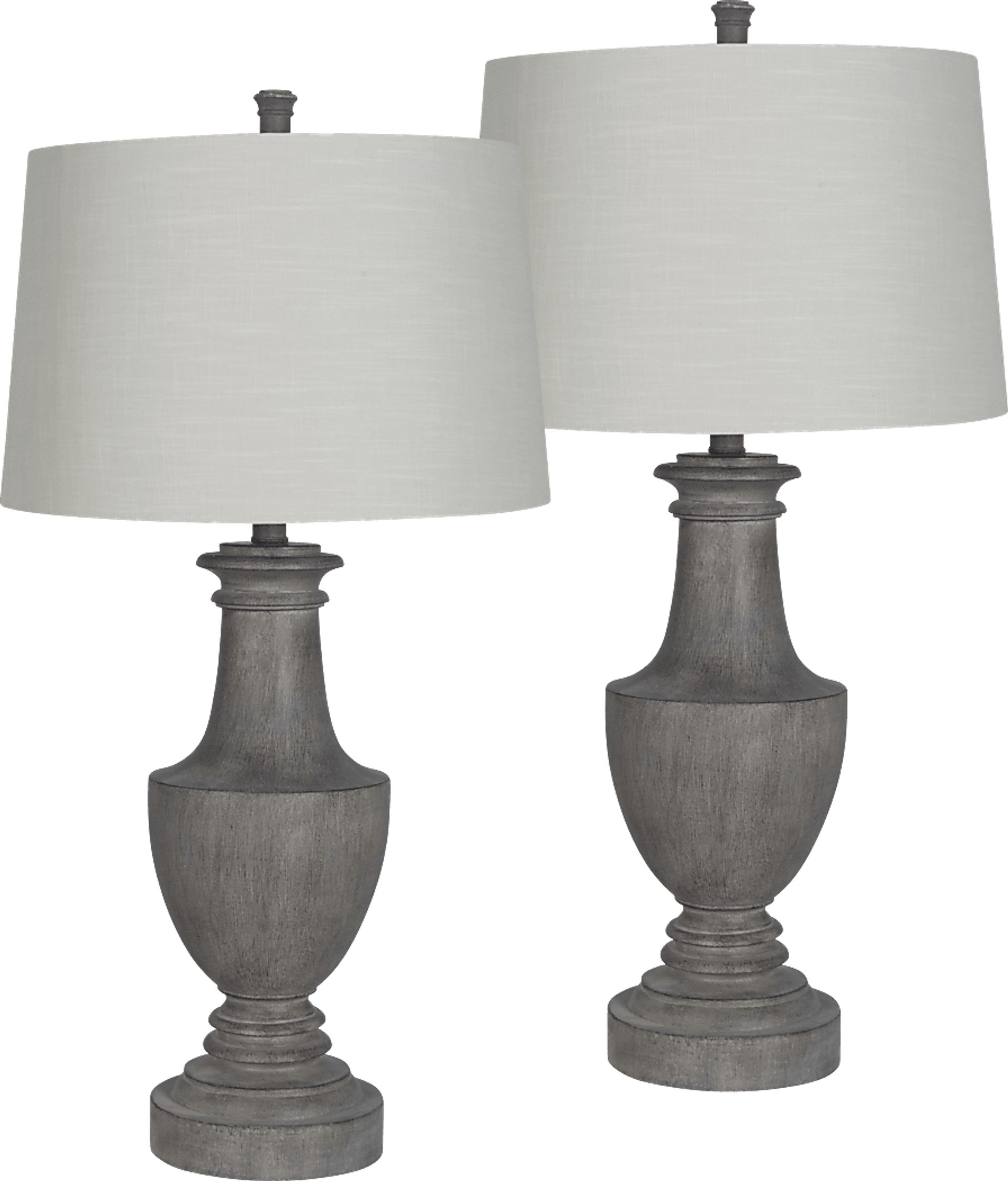 Brettonwood Gray Table Lamps, Set of 2 - Image 1