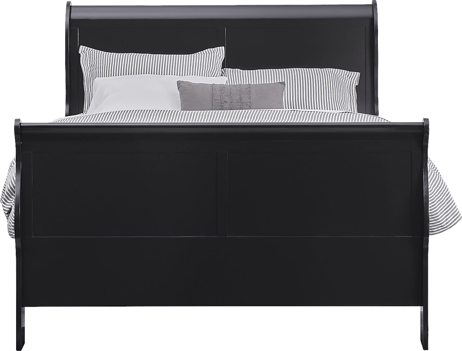Brevard Black 5 Pc King Sleigh Bedroom - Image 3