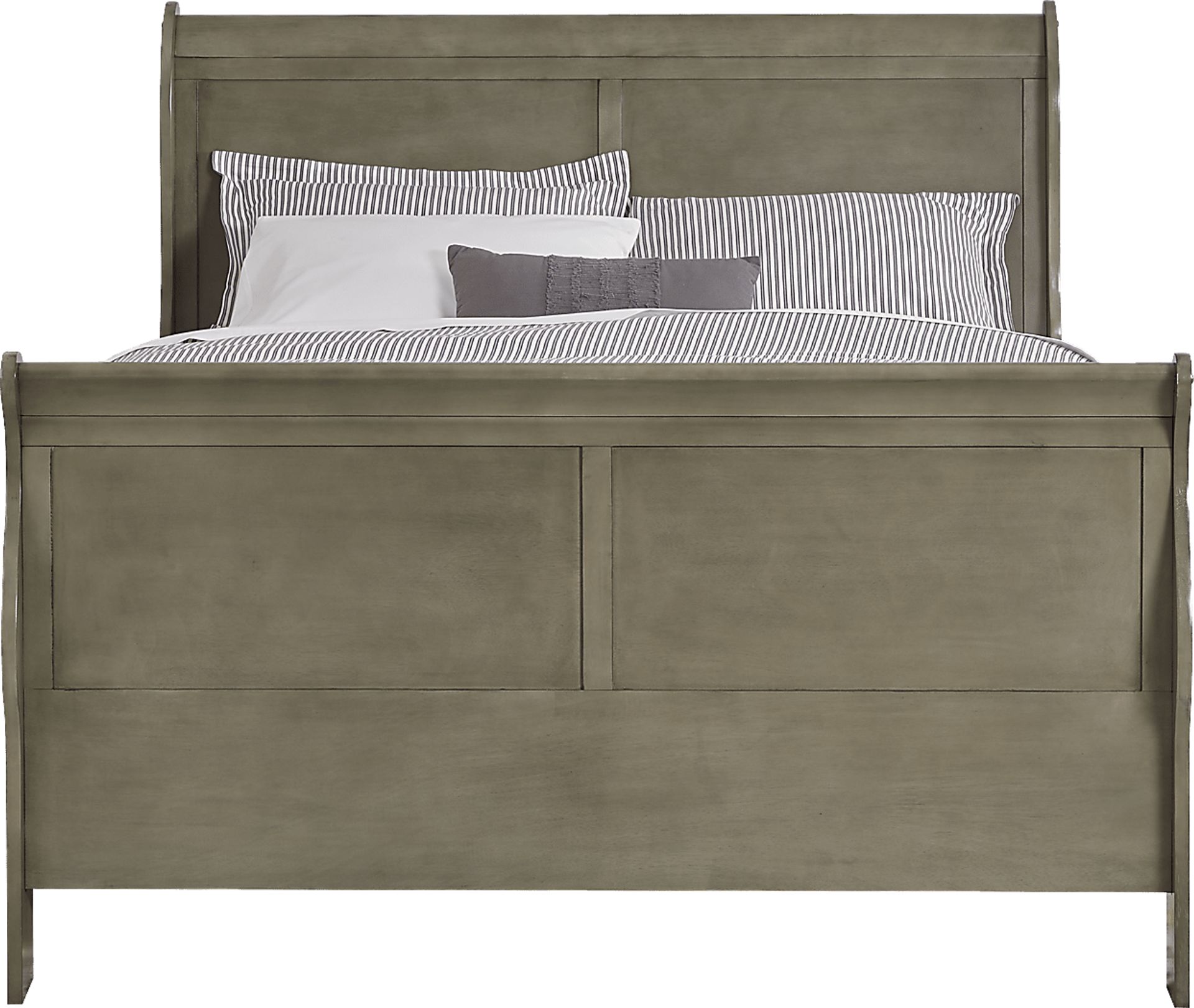 Brevard Gray 5 Pc King Sleigh Bedroom - Image 3