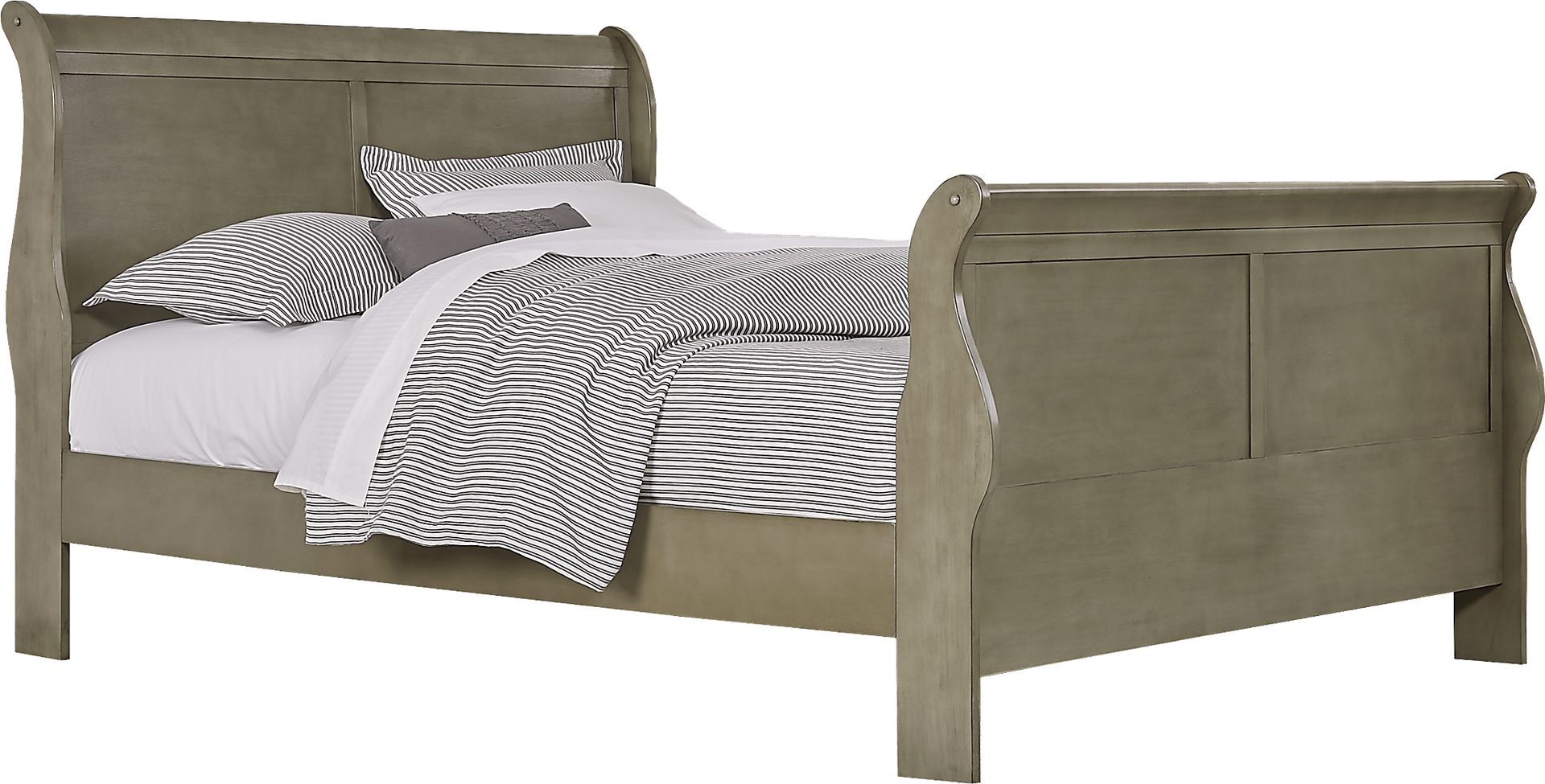 Brevard Gray 5 Pc King Sleigh Bedroom - Image 2