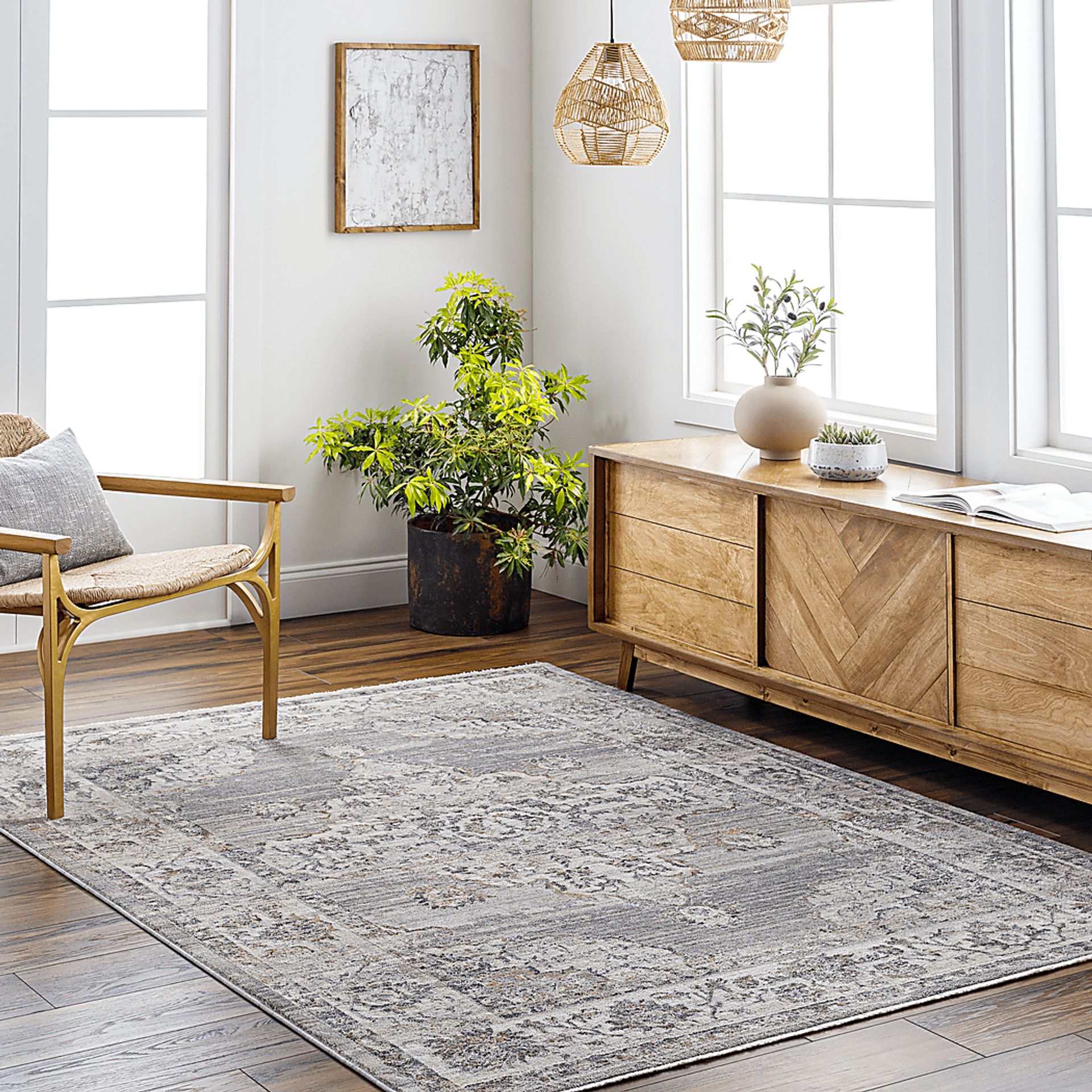 Brewer Beige 7'10 x 9'8 Rug - Image 2