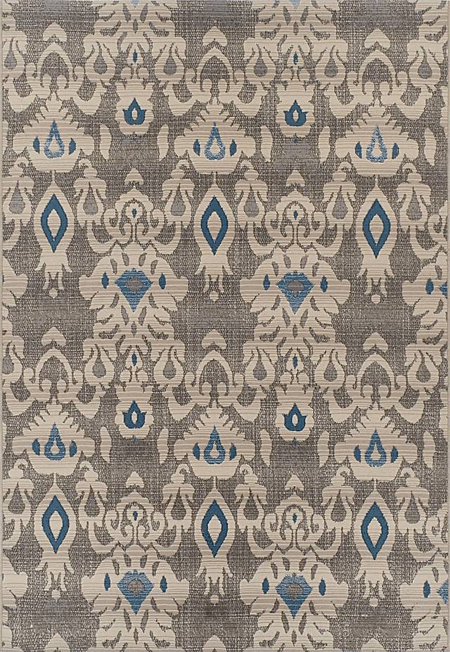 Brewer Court Silver 8'2 x 10' Indoor/Outdoor Rug - Thumbnail - Image 1
