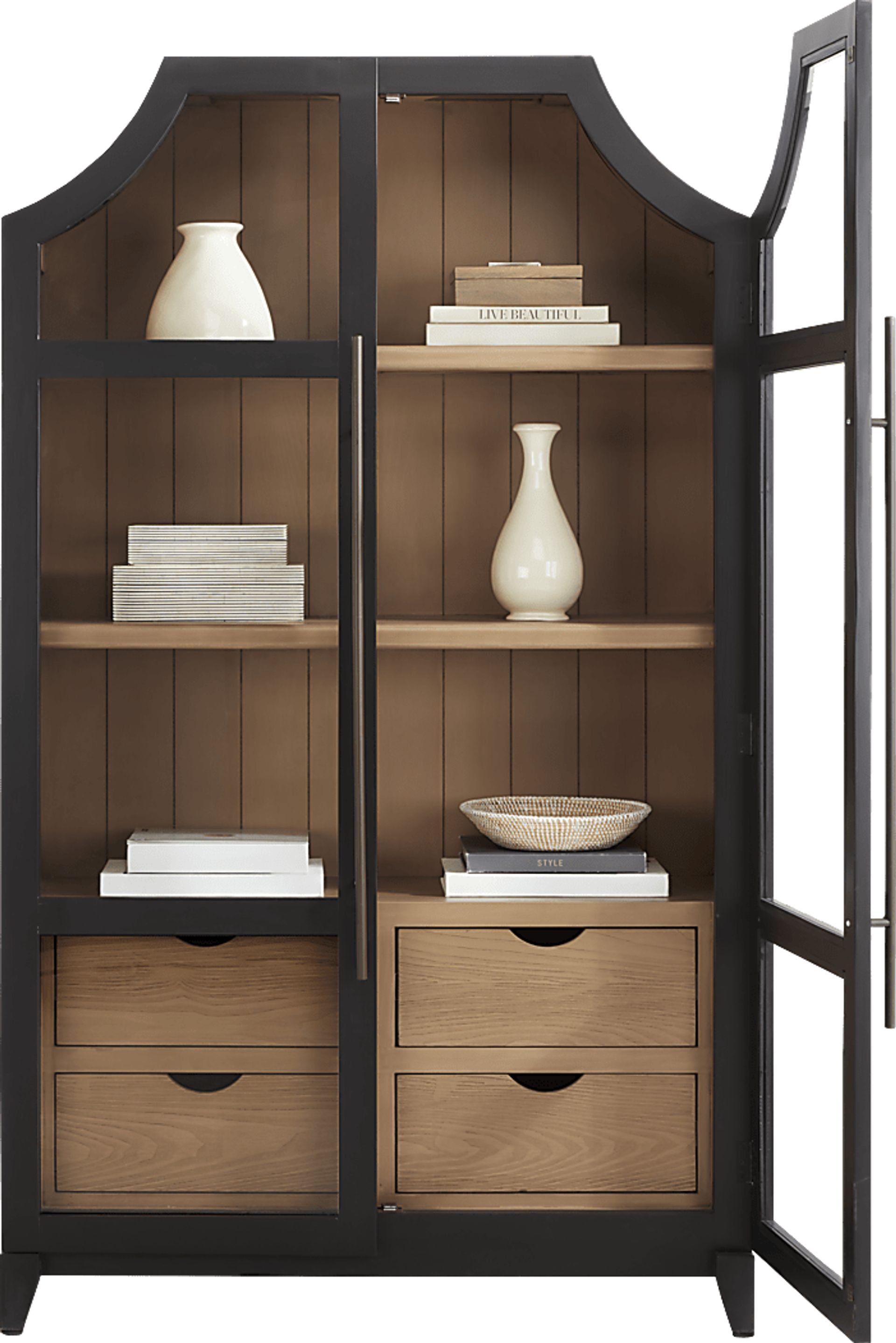 Breya Black Bookcase - Image 3